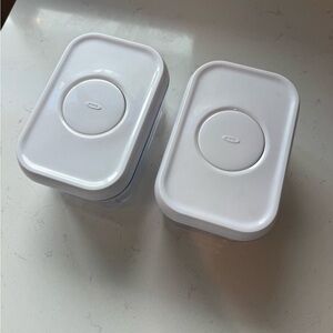 Oxo 0.5 qt / 0.5 L White Airtight Pop Containers - Set of 2